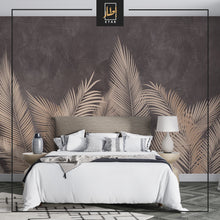 Load image into Gallery viewer, Tropical Wallpaper  Palm Leaves Wall Mural

