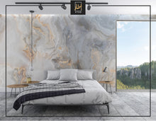 Load image into Gallery viewer, Natural Color Marble Outlook Design Wallpaper
