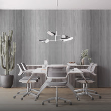 Load image into Gallery viewer, 3D Wood wallpaper ( Grey ) 300 * 100 CM
