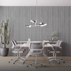 3D Wood wallpaper ( Grey ) 300 * 100 CM