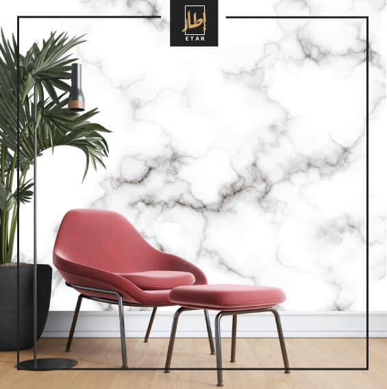 Grey Marble Wall Mural