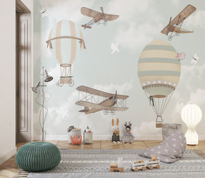airplanes & balloons Wallpaper