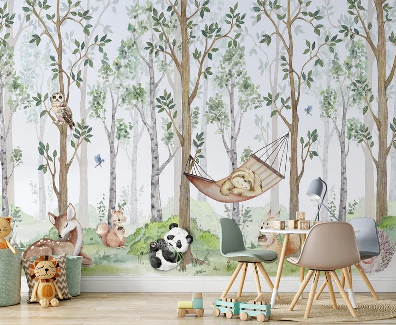 Kids Forest Wallpaper