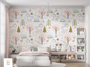 Cute Tree Pattern wallpaper