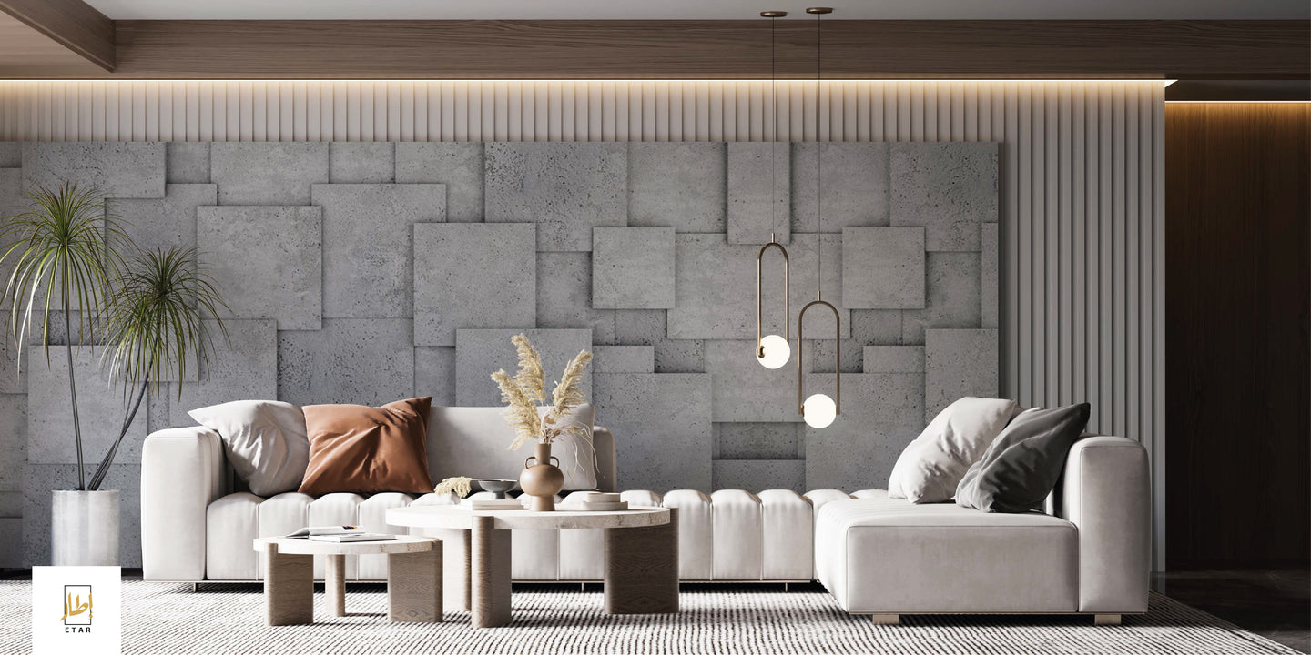 3D Concrete Wallpaper