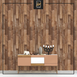 3D Brown wood Pattern, Nursery, Room Decor • Wood Wall Parquet