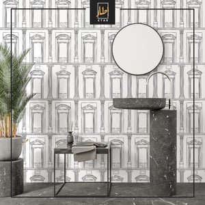 Colum pattern wallpaper