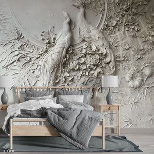 3D Wallpaper, 3D Birds Wall Mural