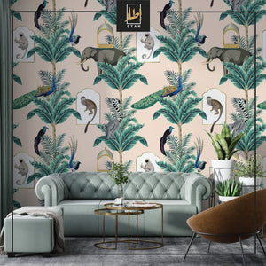 peacock , Palm , wallpaper