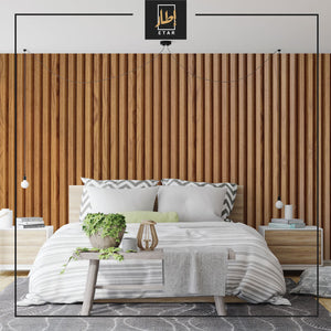 Wide Oak Panels - 3D Wooden Panels Wallpaper , wall mural