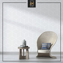 Load image into Gallery viewer, Seamless 3D geometric cubic pattern Wallpaper
