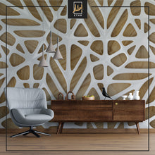 Load image into Gallery viewer, Custom 3D Wallpaper White Wall Mural 3D  Wall Paper  Geometric Mural Wallpaper 3d Photo Mural Wall Decor
